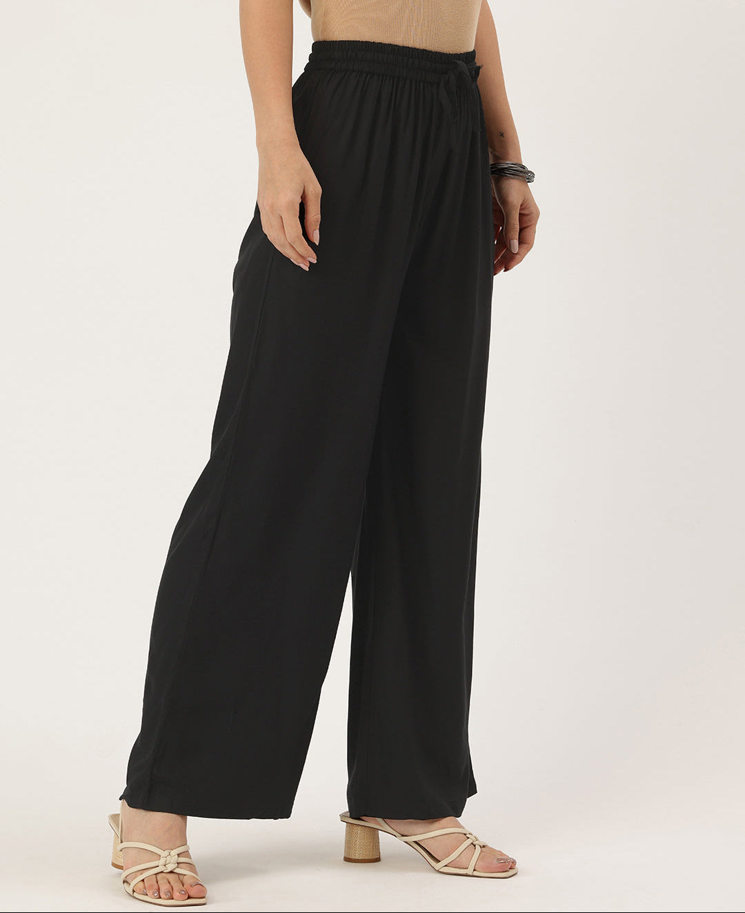 Black Ethnic Palazzos