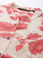 Pink Floral Printed Co-Ords