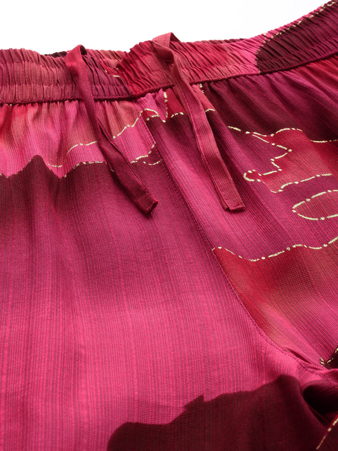 Pink Abstract Printed Co-Ords