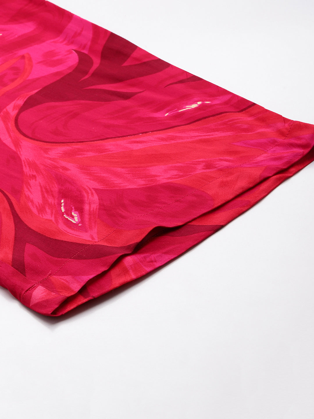 Pink Printed Co-Ords, Pink printed co-ords set for women with matching top and pants