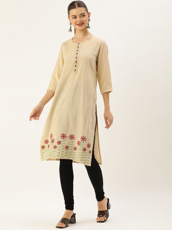 Black Solid Slim Fit High-Rise Churidar