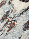 Blue & Multicolored Ethnic Motifs Printed Mandarin Collar Kurta