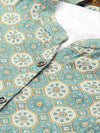 Blue Ethnic Motifs Printed Kurta