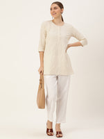 White Embroidered Tunic