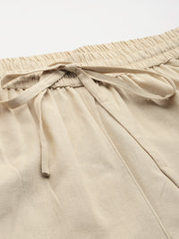 Stone Pleated Ethnic Trousers