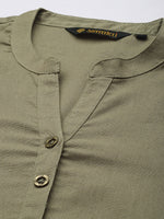 Mashroom Mandarin Collar Kurta