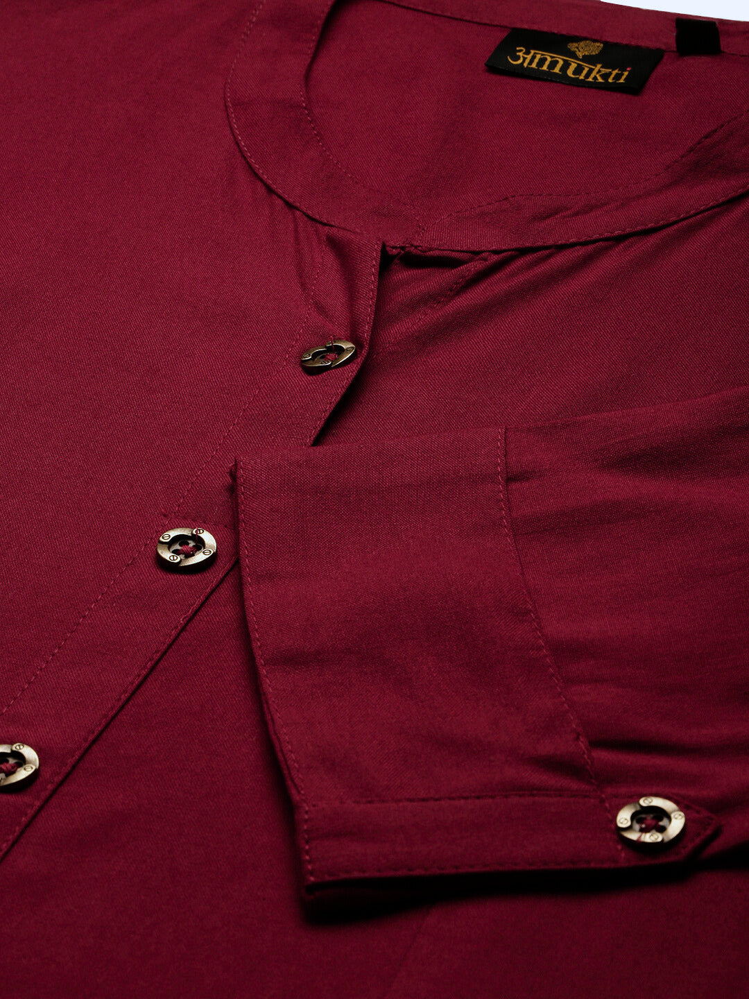 Red Essential A-Line Kurta