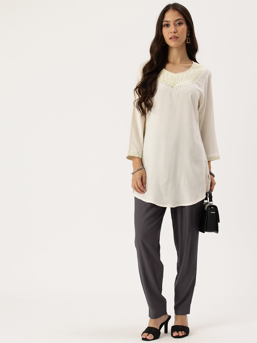 Granite Solid Pencil Pant