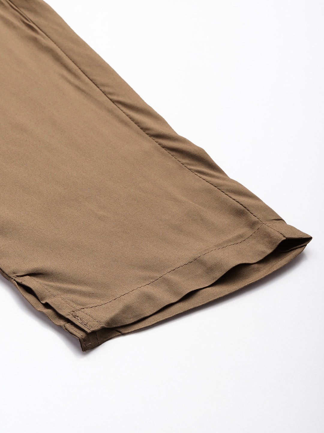 Brown Solid Pencil Pant, Solid Pencil pant, plain Pencil pant