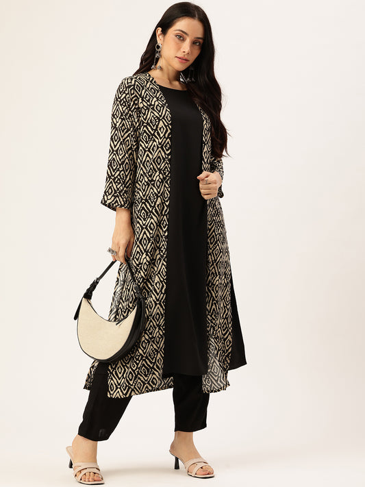 Black Printed Dress