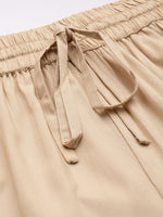 Beige Ethnic Palazzos