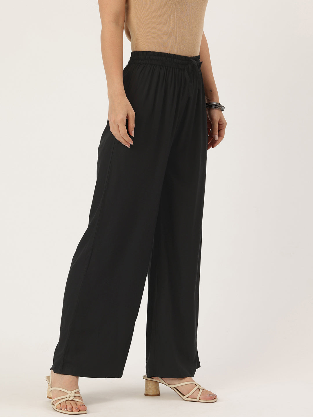 Black Ethnic Palazzos