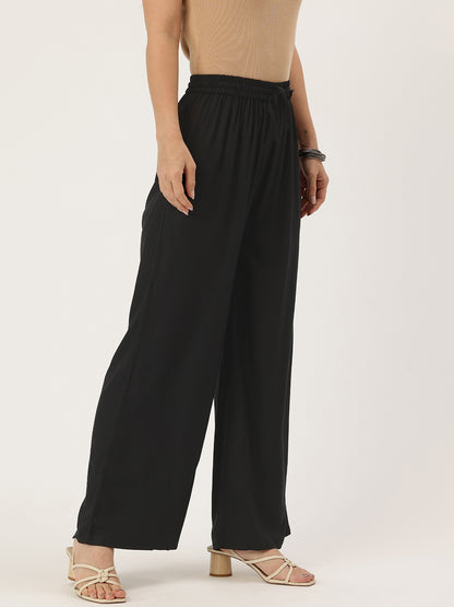 Black Ethnic Palazzos