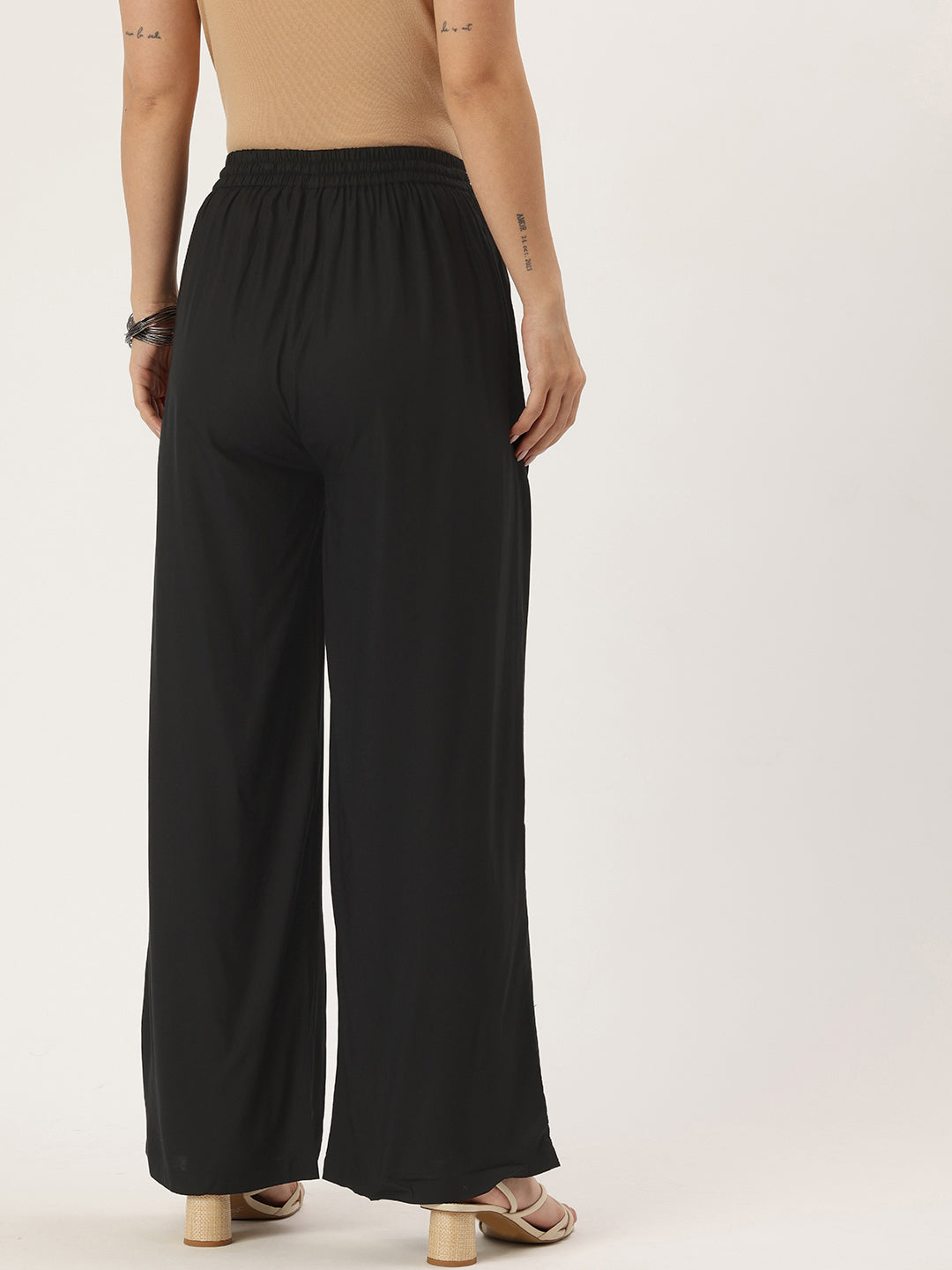 Black Ethnic Palazzos