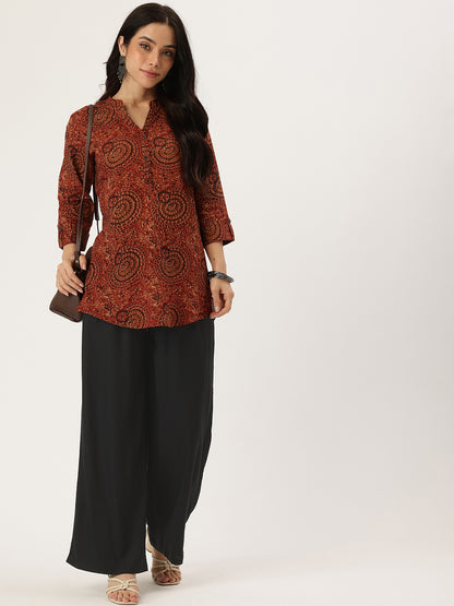 Black Ethnic Palazzos