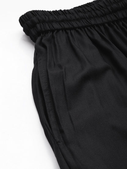 Black Ethnic Palazzos