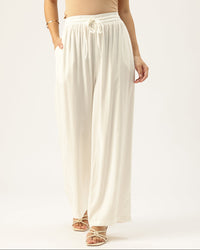 Ivory Ethnic Palazzos