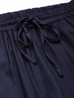 Blue Ethnic Palazzos