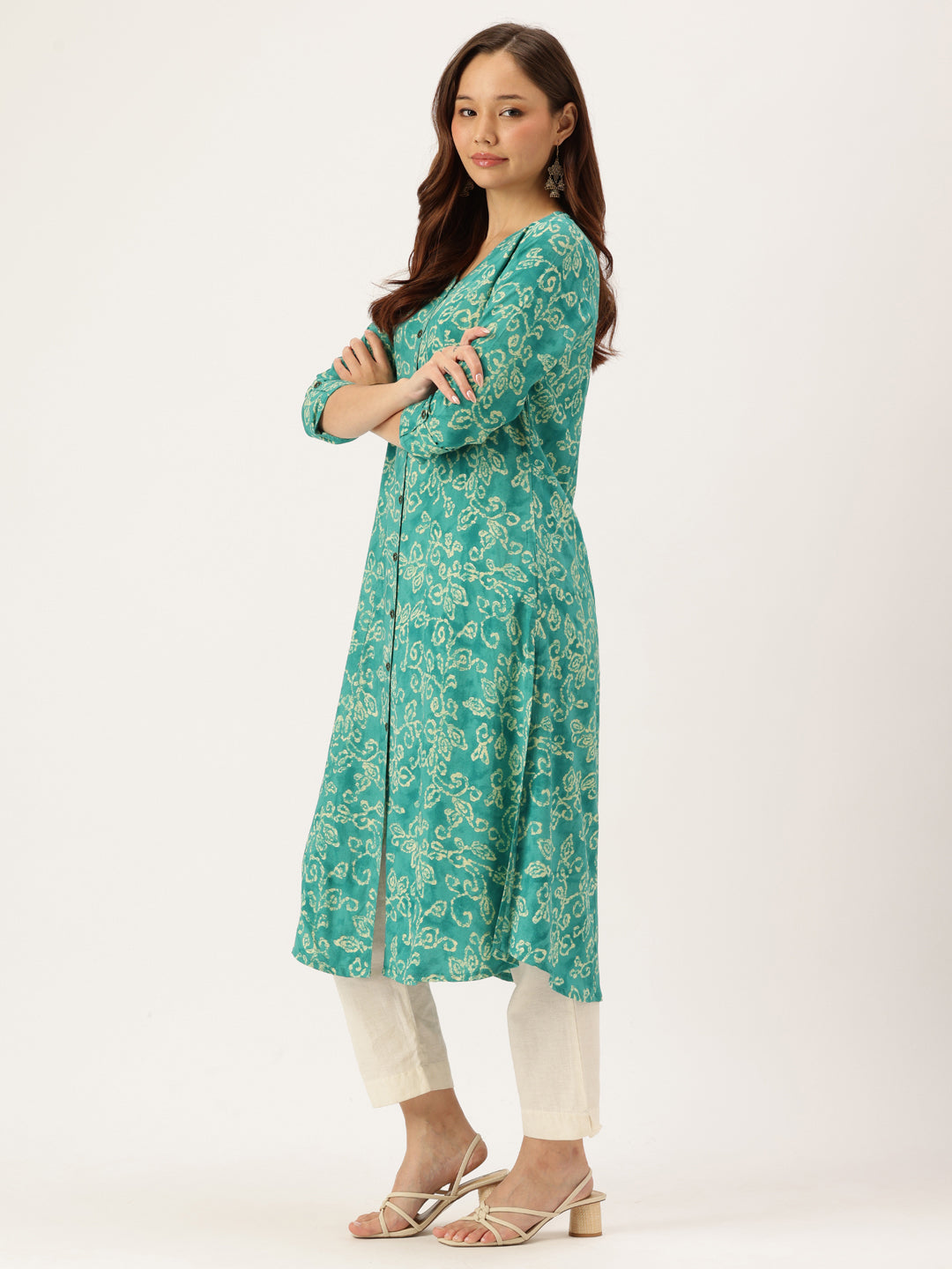 Blue Printed Kurta