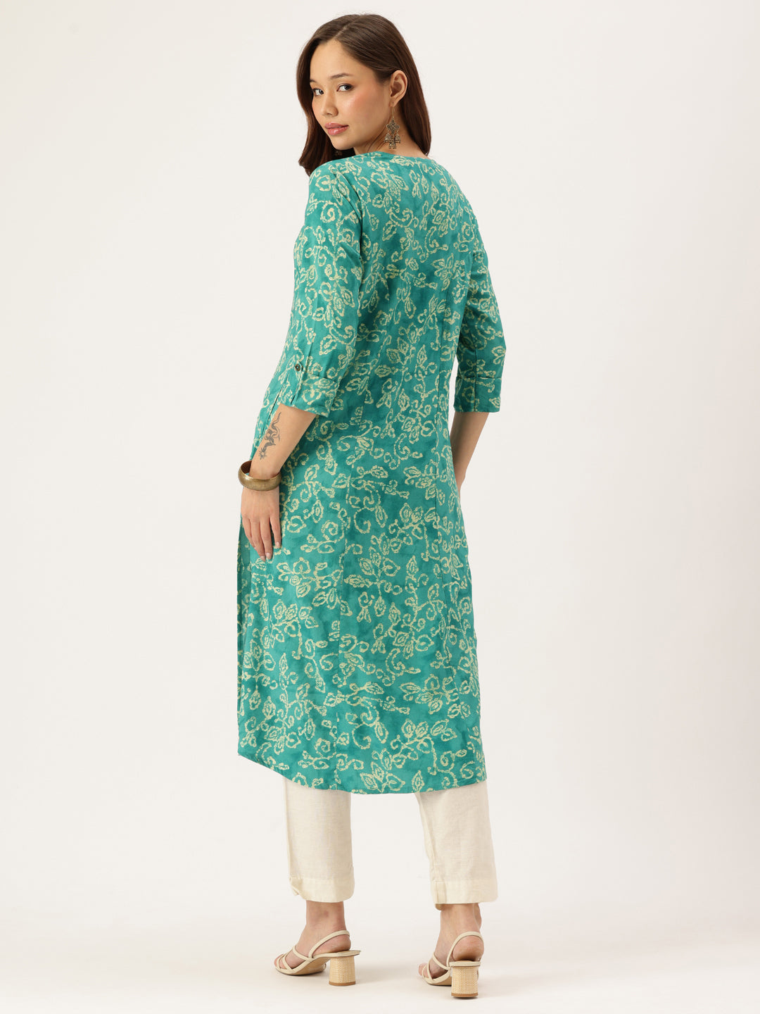 Blue Printed Kurta