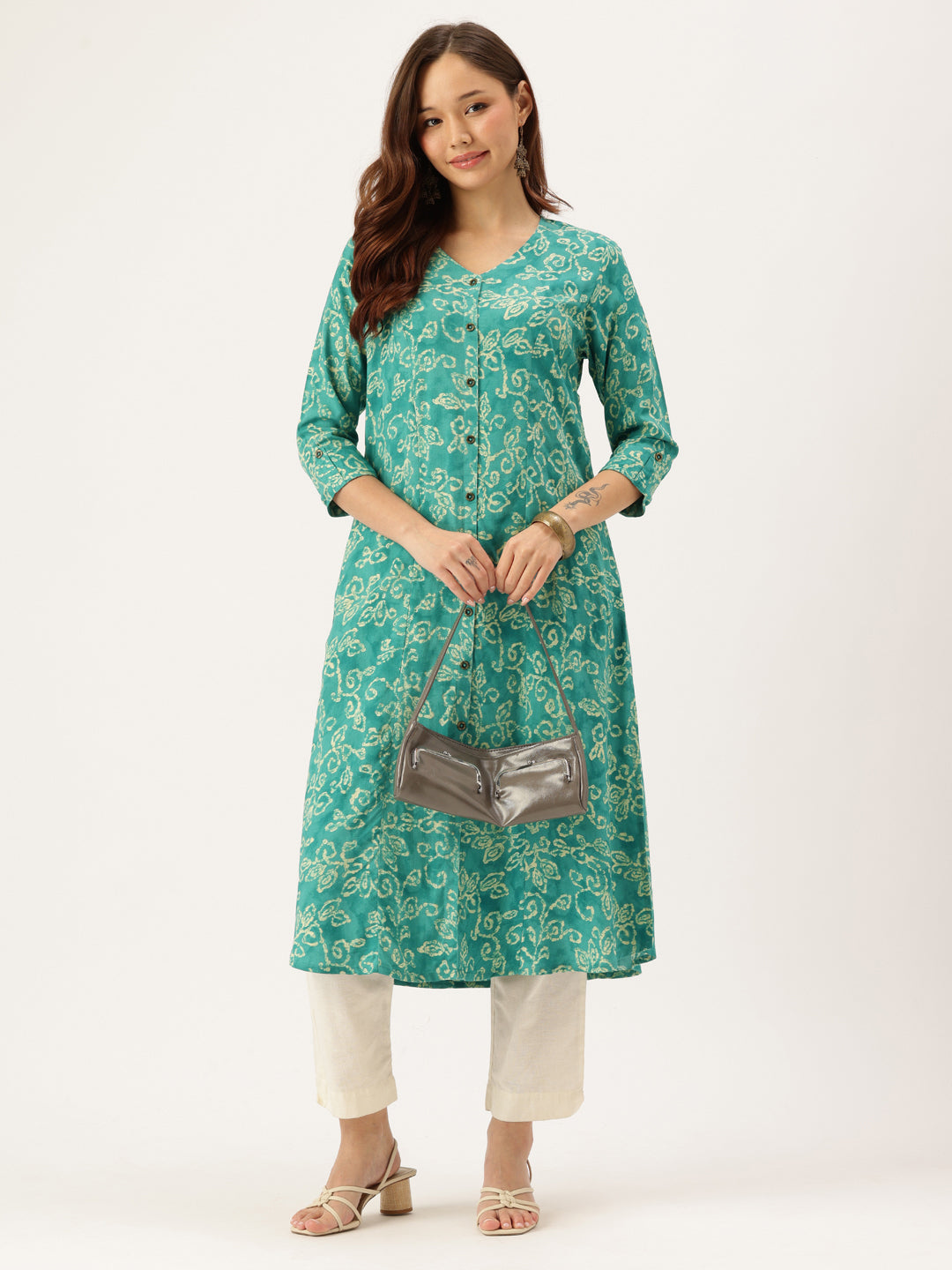 Blue Printed Kurta