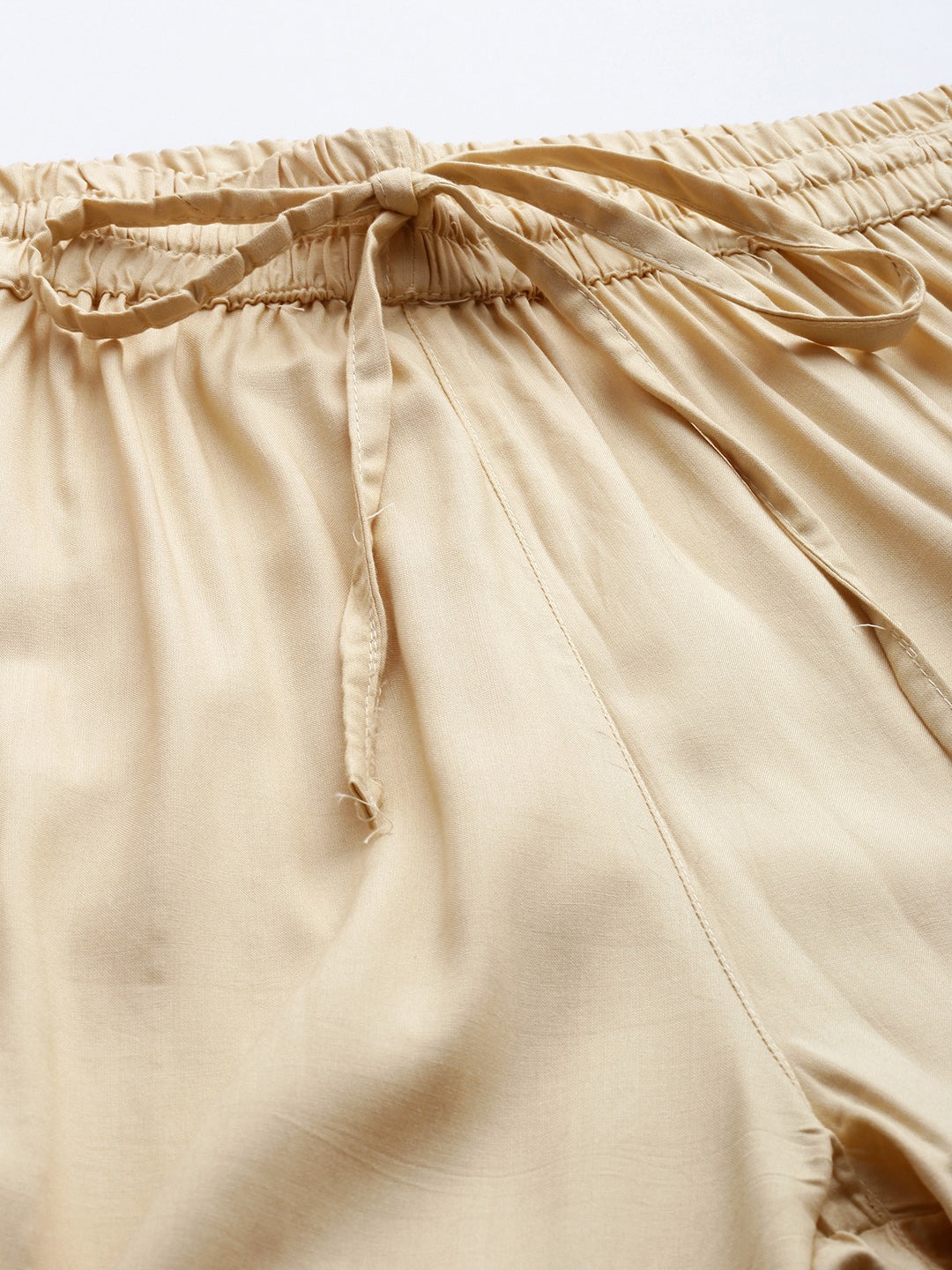 Beige Solid Pencil Pant, Solid Pant, Pencil Pant, Pain Pant