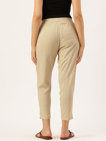 Stone Solid Pencil Pant, Stone color pencil pant, Pencil pant, Formal wear pant, Everyday wear pant