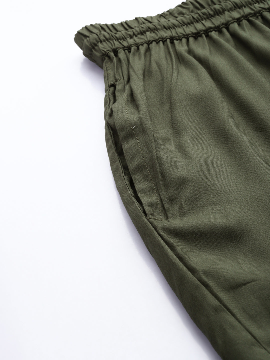Olive Solid Pencil Pant, Solid Pant, Pencil Pant, Pencil pant, Formal wear pant, Everyday wear pant