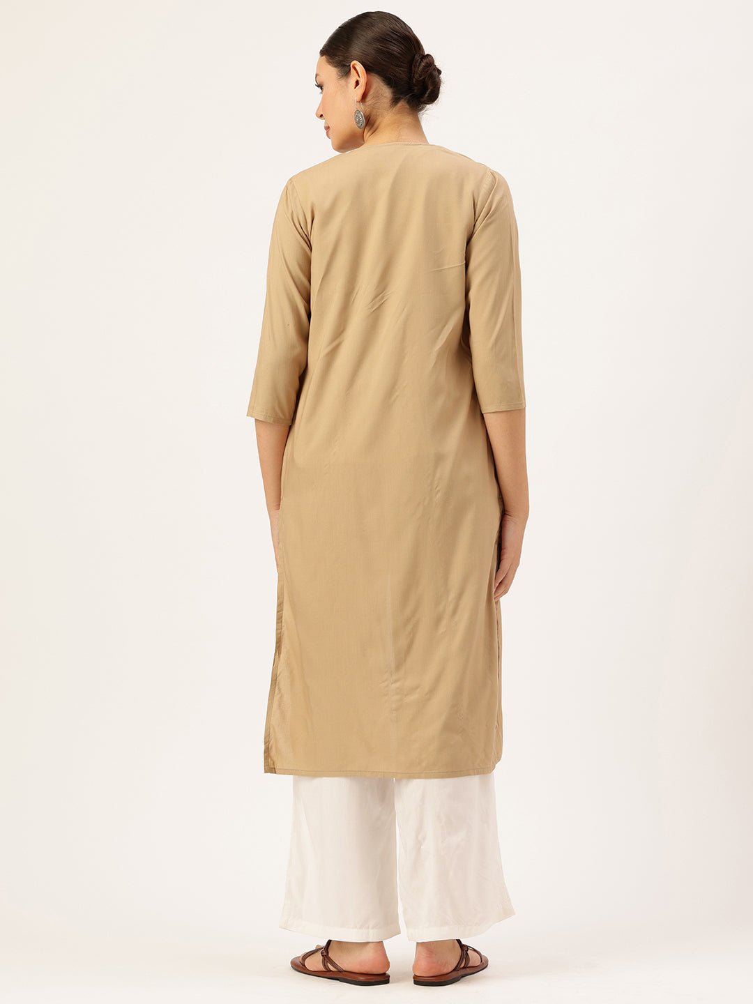 Ivory Tunic with Palazzos & Shrug Co-Ords