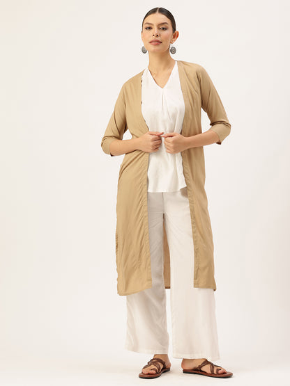 Ivory Tunic with Palazzos & Shrug Co-Ords