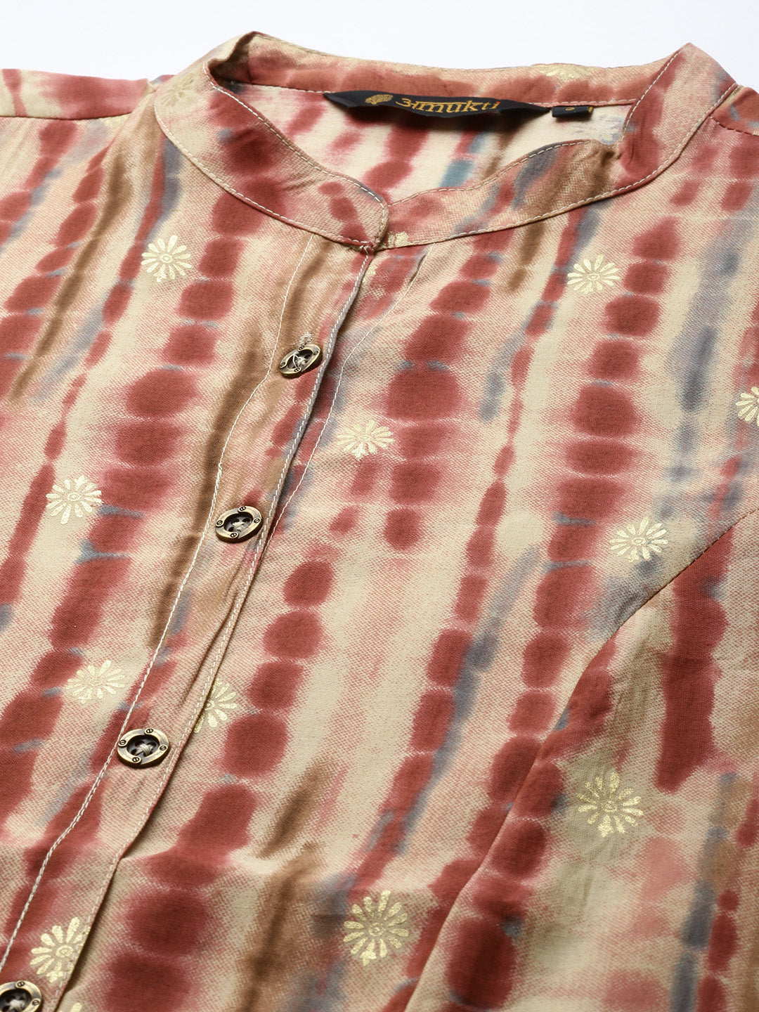 Maroon Printed Kurta, Kurta, Kurtis, Princess Cut, Printed kurta