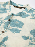 Blue Floral Printed Co-Ords