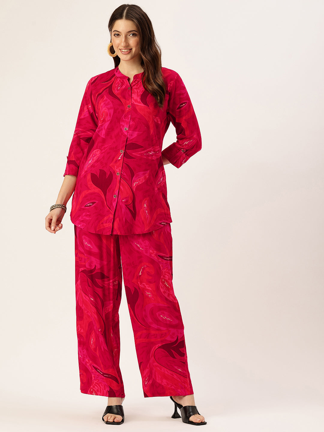 Pink Printed Co-Ords
