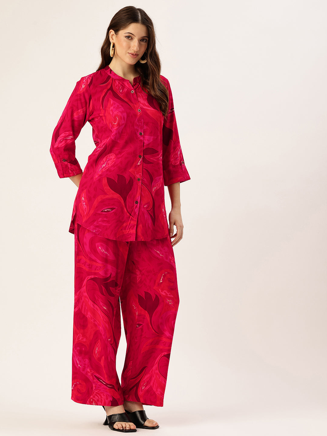 Pink Printed Co-Ords