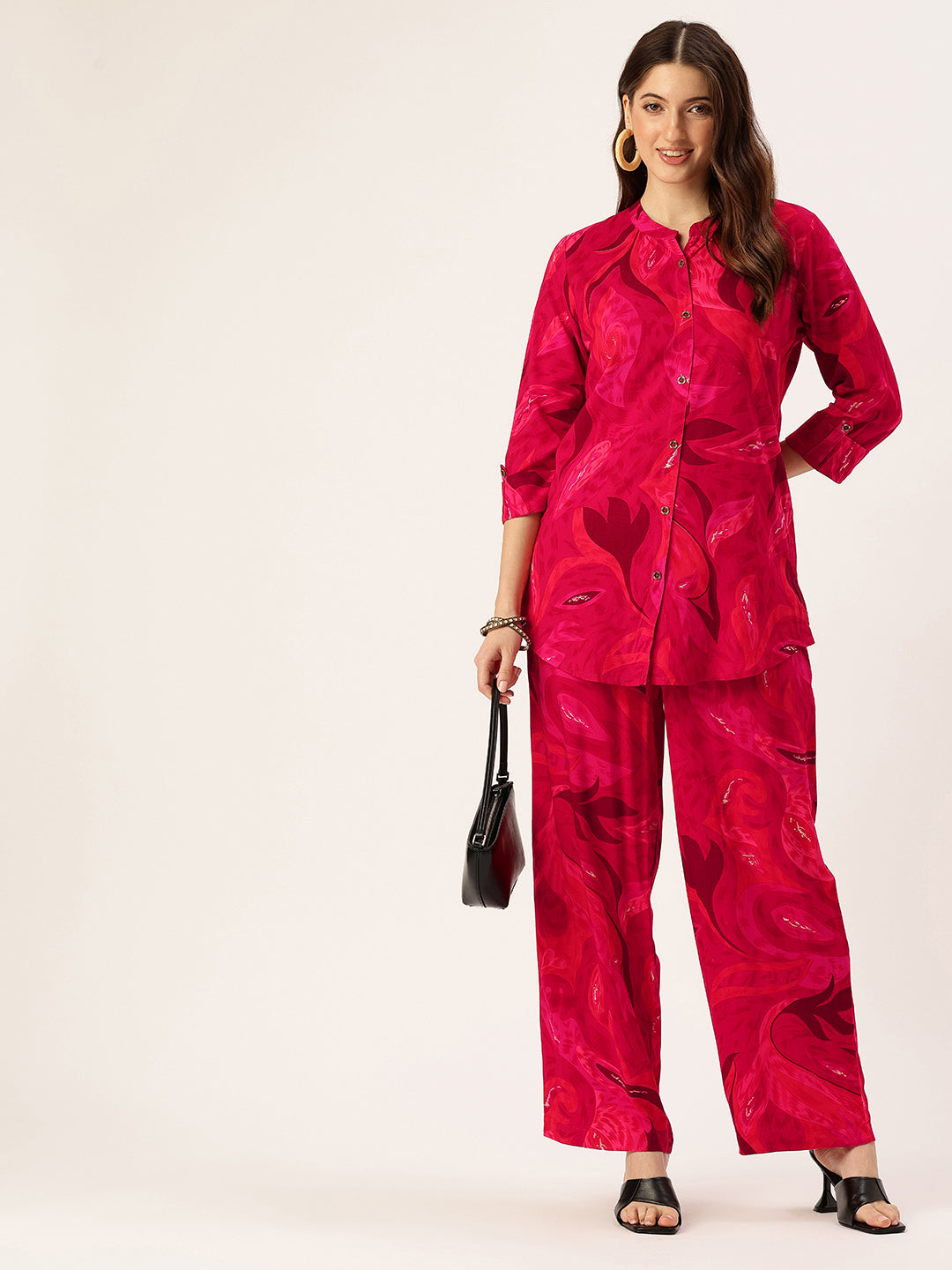 Pink Printed Co-Ords
