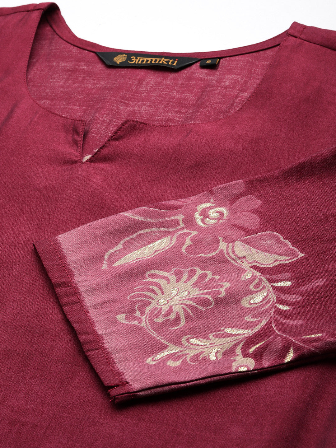 Pink Floral Printed Kurta with Trousers & With Dupatta, Pink Color, Pink Color Printed Kurta Dupatta Set, Kurta Dupatta Set, Floral Printed, 3/4th Sleeve