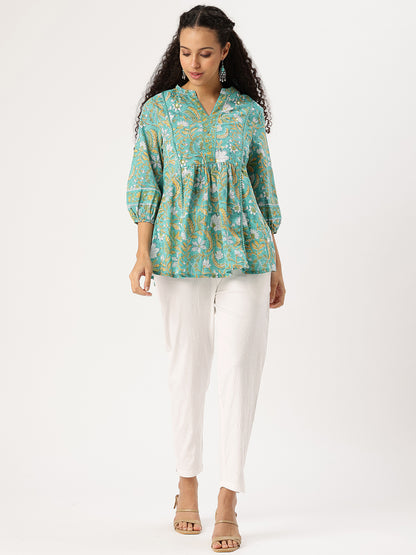 White Solid Pencil Pant