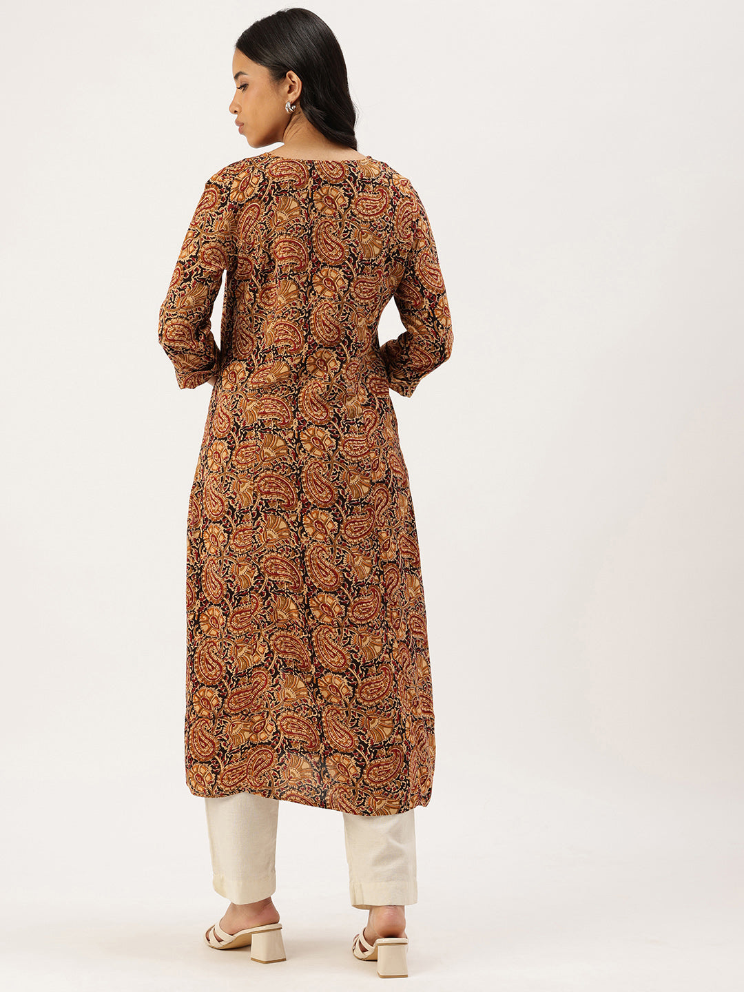 Black Printed Kurta