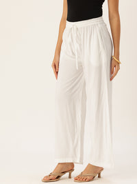 Ivory Ethnic Palazzos