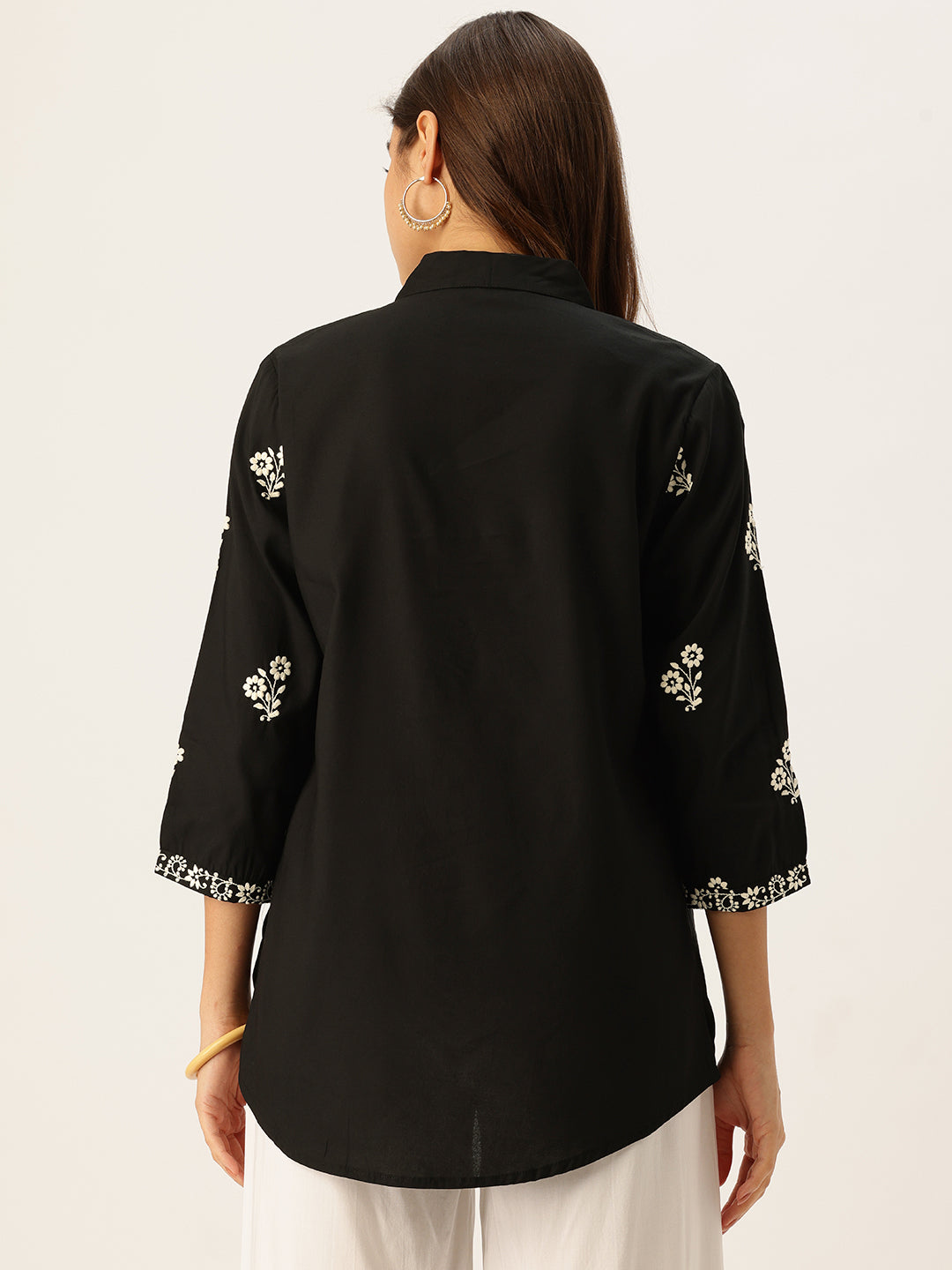 Black Embroidered Tunic