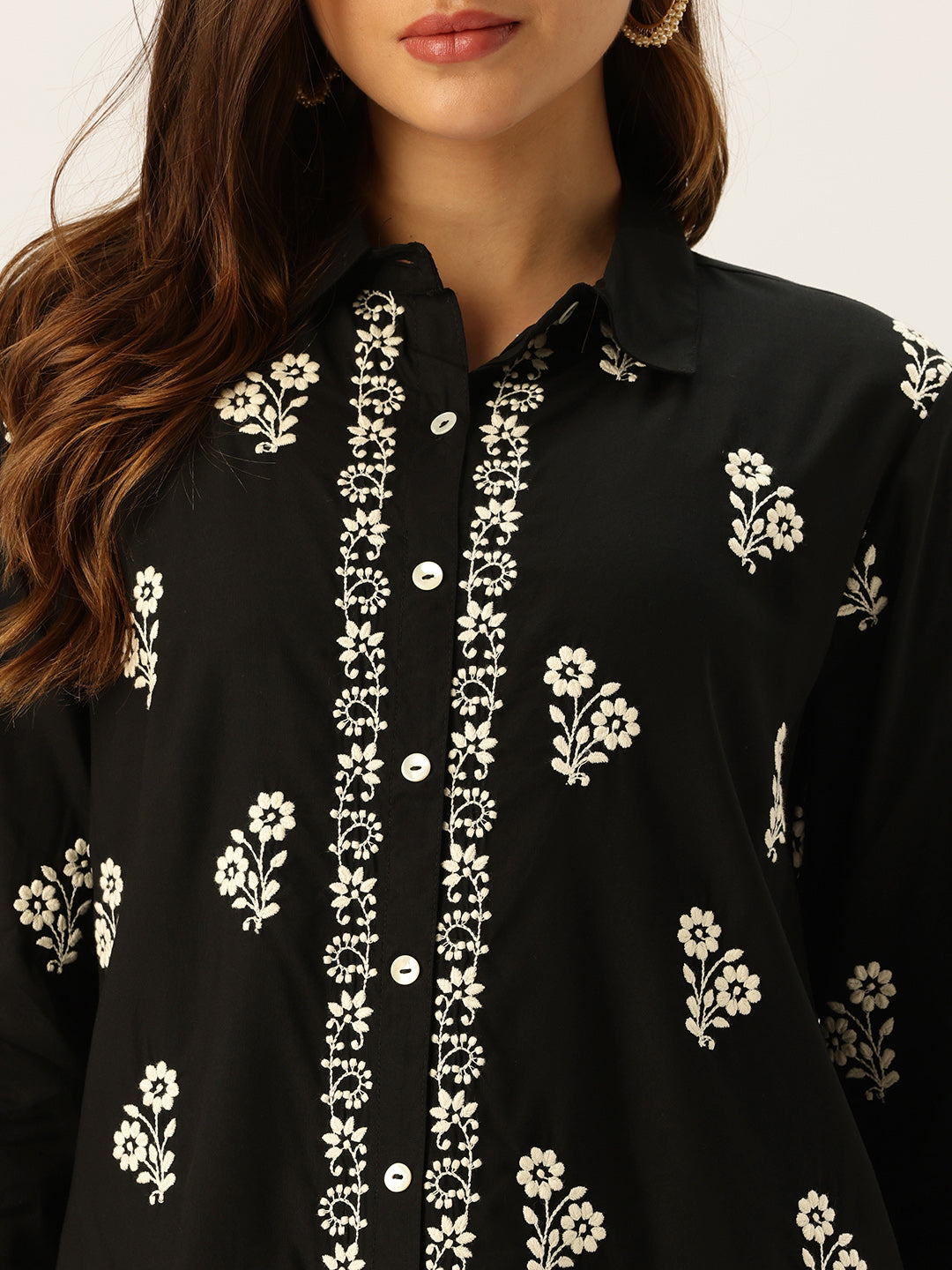 Black Embroidered Tunic