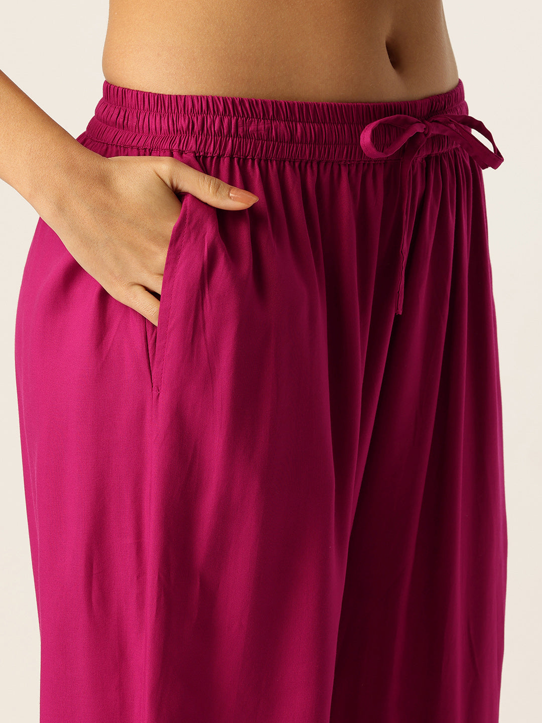 Pink & Green Printed Kurta with Trouser & Dupatta
