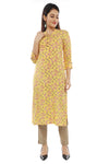 Yellow Sanganeri Print