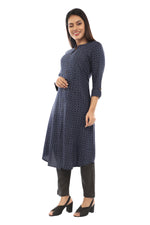 Blue Sanganeri Kurta