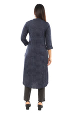Blue Sanganeri Kurta