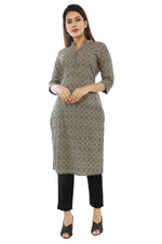 Black Geometrical Kurta