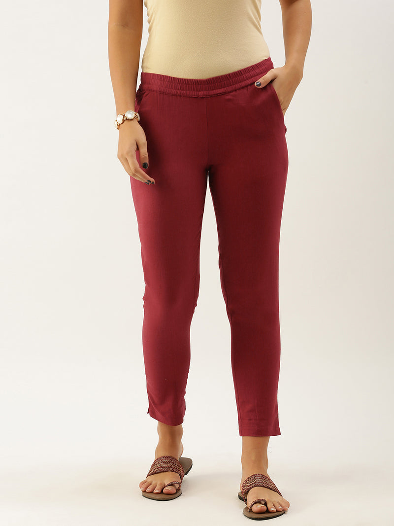 Red Solid Pyjama