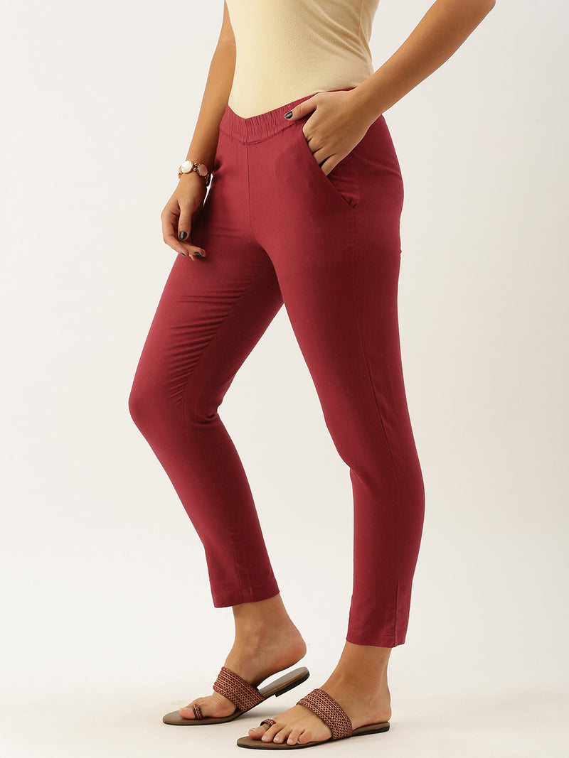 Red Solid Pyjama