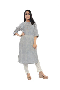 Blue Stripe Essential Kurta