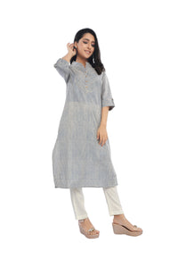 Blue Stripe Essential Kurta
